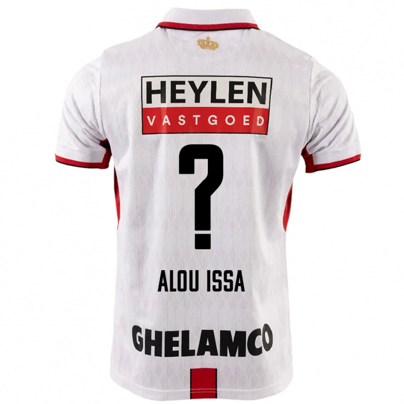 Danxen Herren Benjamin Alou Issa #0 Weiß Rot Auswärtstrikot Trikot 2025/26 T-Shirt