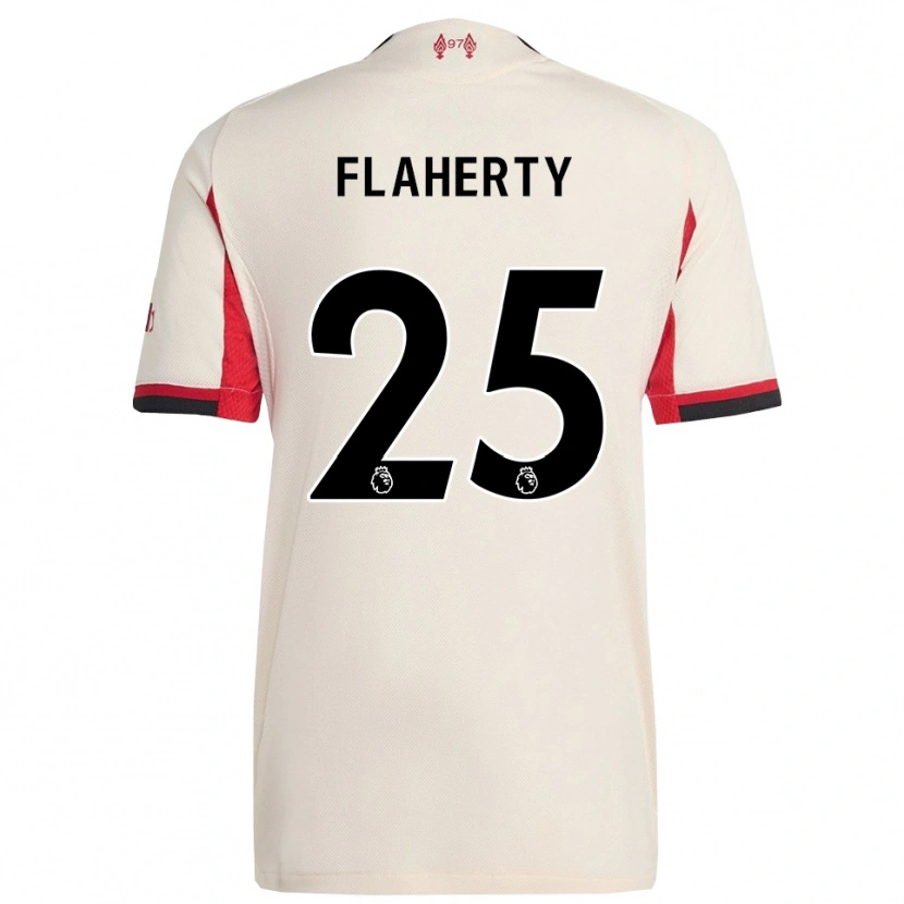 Danxen Herren Gilly Flaherty #25 Weiß Schwarz Auswärtstrikot Trikot 2025/26 T-Shirt