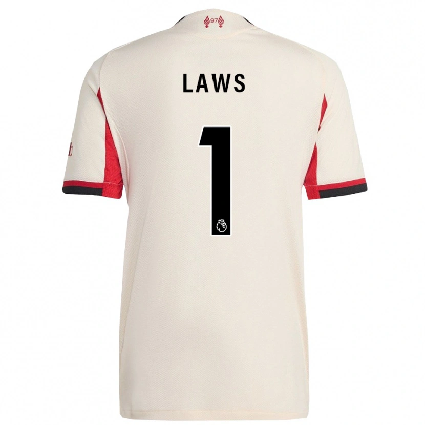 Danxen Herren Rachael Laws #1 Weiß Schwarz Auswärtstrikot Trikot 2025/26 T-Shirt