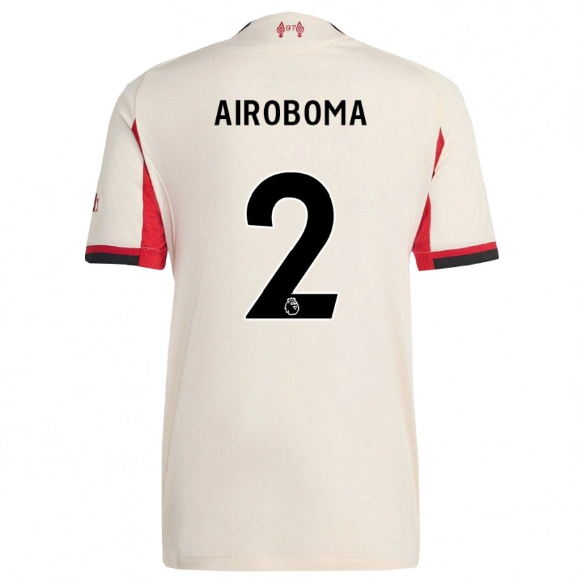 Danxen Herren Emmanuel Airoboma #2 Weiß Schwarz Auswärtstrikot Trikot 2025/26 T-Shirt