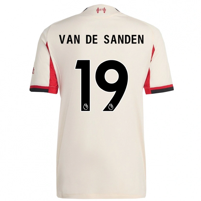 Danxen Herren Shanice Van De Sanden #19 Weiß Schwarz Auswärtstrikot Trikot 2025/26 T-Shirt