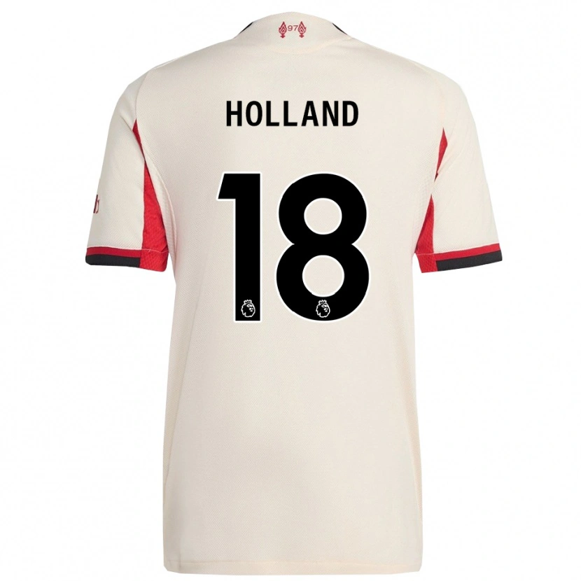 Danxen Herren Ceri Holland #18 Weiß Schwarz Auswärtstrikot Trikot 2025/26 T-Shirt