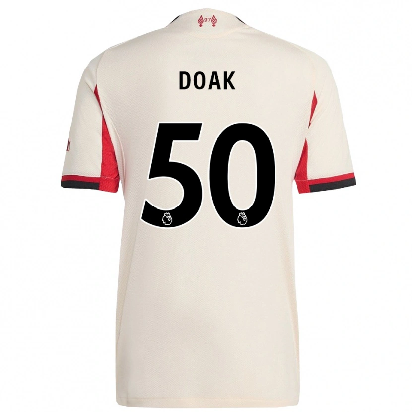 Danxen Herren Ben Doak #50 Weiß Schwarz Auswärtstrikot Trikot 2025/26 T-Shirt