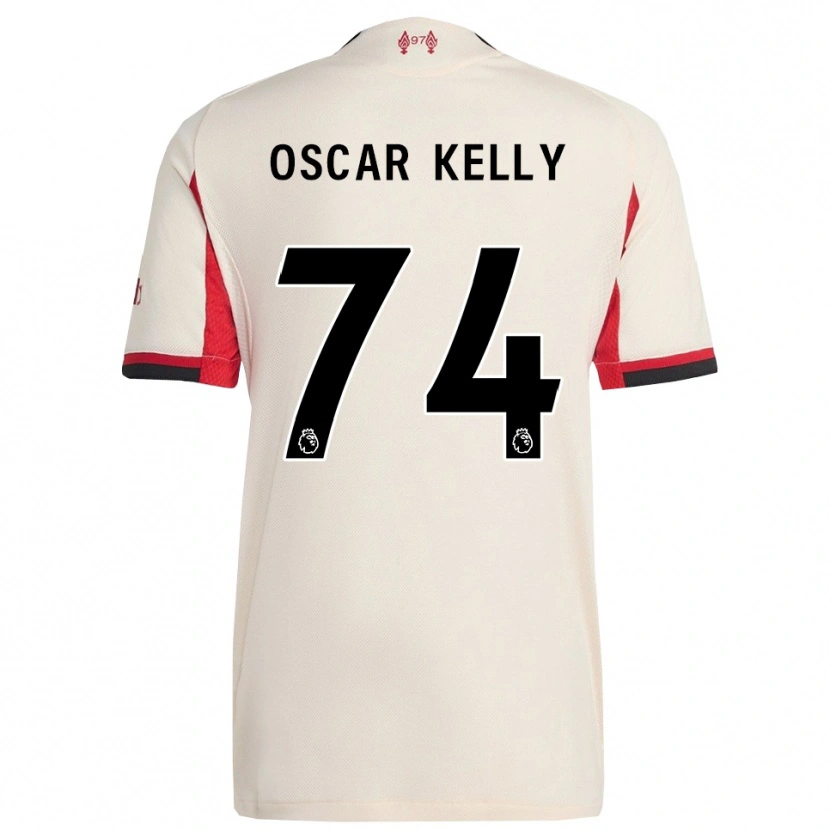 Danxen Herren Oscar Kelly #74 Weiß Schwarz Auswärtstrikot Trikot 2025/26 T-Shirt