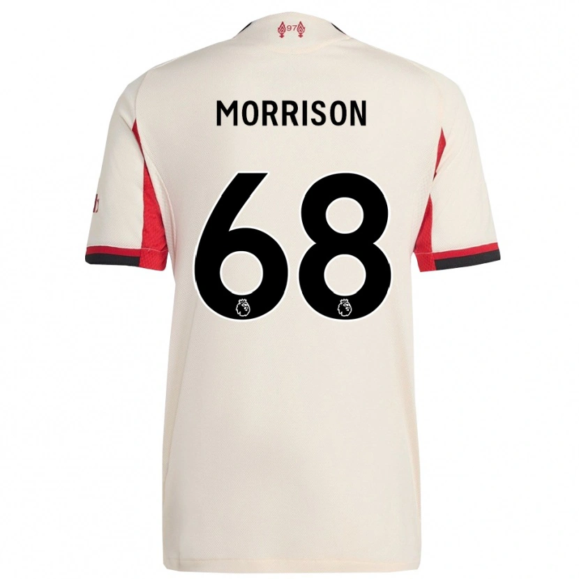 Danxen Herren Kieran Morrison #68 Weiß Schwarz Auswärtstrikot Trikot 2025/26 T-Shirt