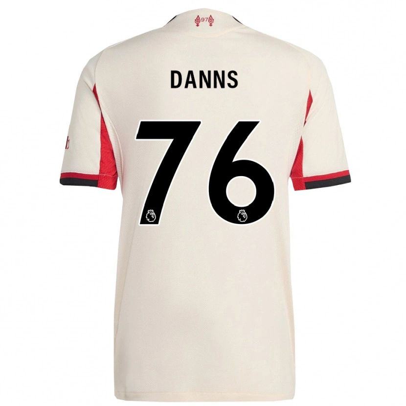 Danxen Herren Jayden Danns #76 Weiß Schwarz Auswärtstrikot Trikot 2025/26 T-Shirt