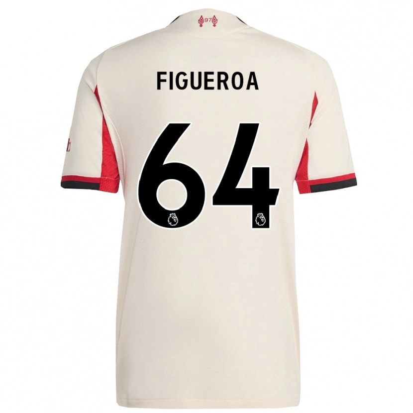 Danxen Herren Keyrol Figueroa #64 Weiß Schwarz Auswärtstrikot Trikot 2025/26 T-Shirt