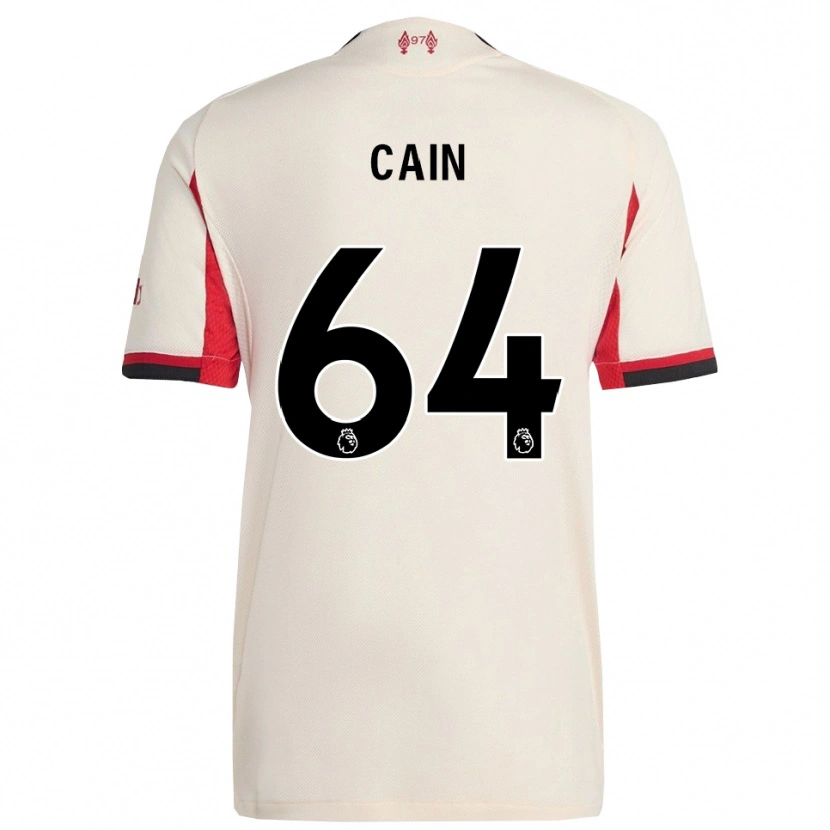 Danxen Herren Jake Cain #64 Weiß Schwarz Auswärtstrikot Trikot 2025/26 T-Shirt