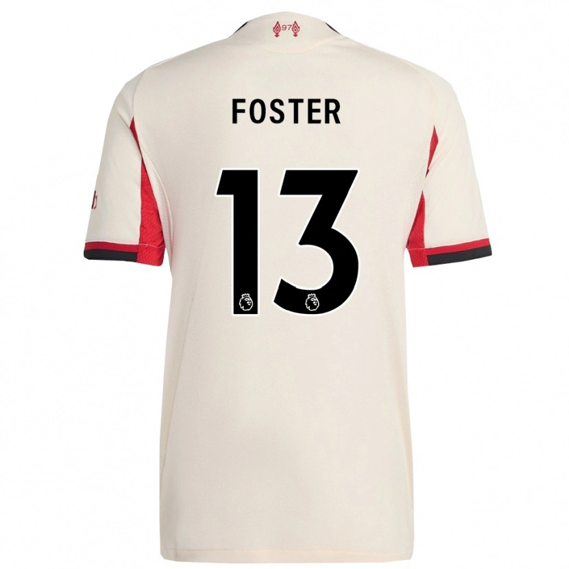 Danxen Herren Rylee Foster #13 Weiß Schwarz Auswärtstrikot Trikot 2025/26 T-Shirt