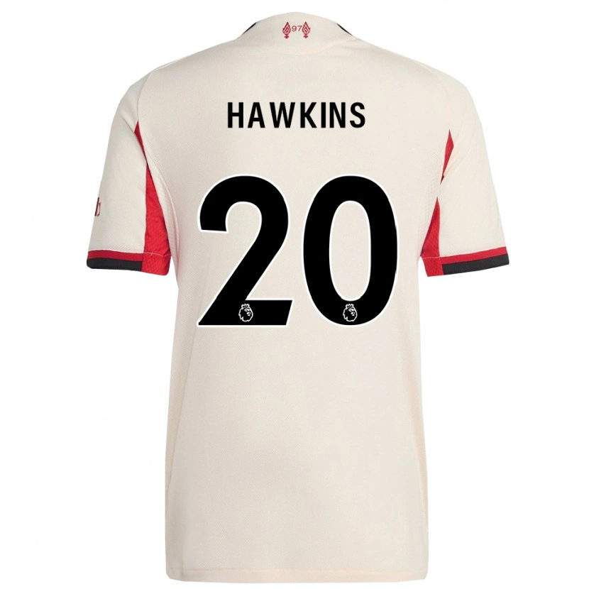 Danxen Herren Max Hawkins #20 Weiß Schwarz Auswärtstrikot Trikot 2025/26 T-Shirt