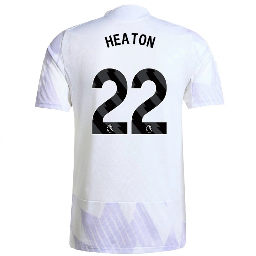 Danxen Herren Tom Heaton #22 Weiß Lila Lila Auswärtstrikot Trikot 2025/26 T-Shirt