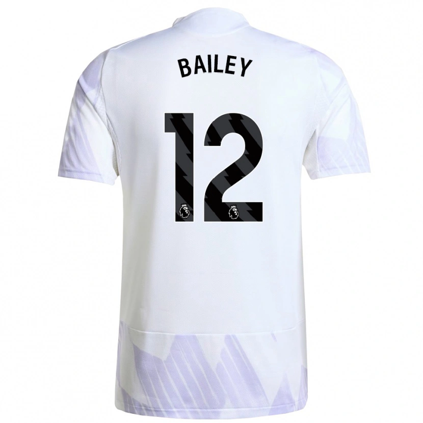 Danxen Herren James Bailey #12 Weiß Lila Lila Auswärtstrikot Trikot 2025/26 T-Shirt
