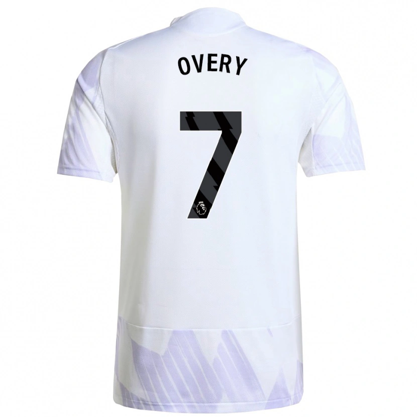 Danxen Herren James Overy #7 Weiß Lila Lila Auswärtstrikot Trikot 2025/26 T-Shirt