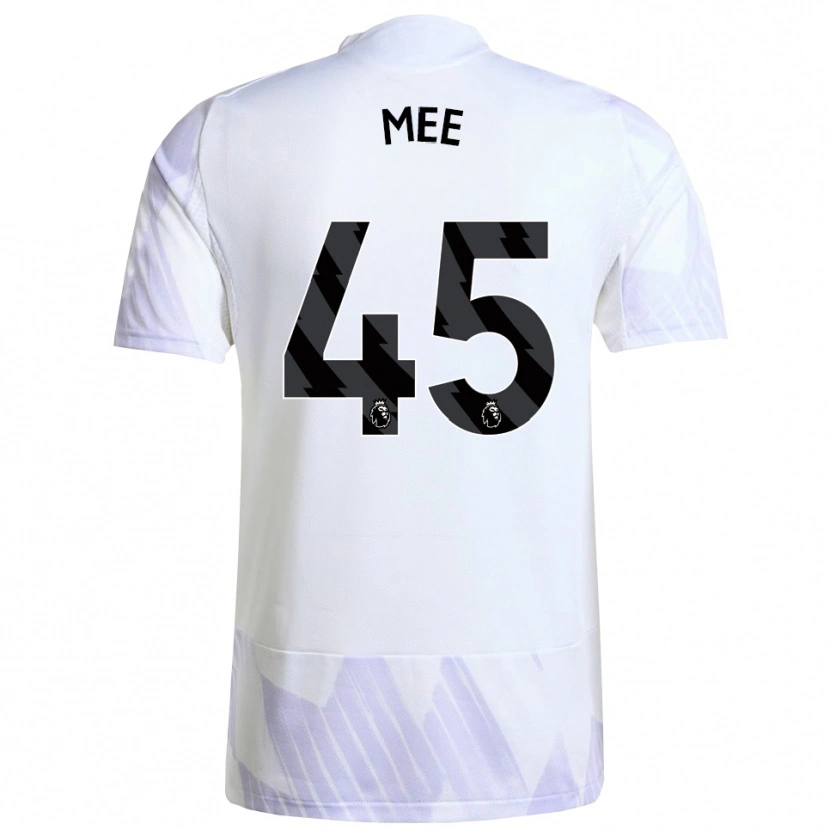 Danxen Herren Dermot Mee #45 Weiß Lila Lila Auswärtstrikot Trikot 2025/26 T-Shirt