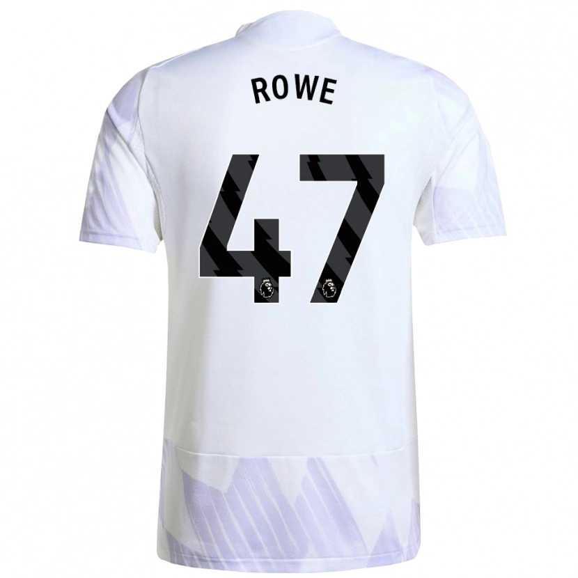 Danxen Herren Tommy Rowe #47 Weiß Lila Lila Auswärtstrikot Trikot 2025/26 T-Shirt