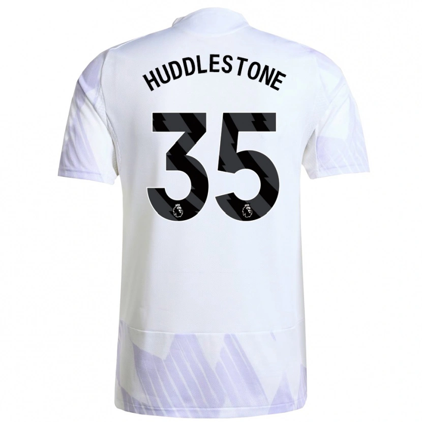 Danxen Herren Tom Huddlestone #35 Weiß Lila Lila Auswärtstrikot Trikot 2025/26 T-Shirt
