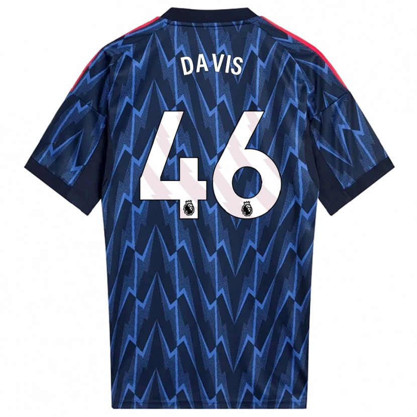 Danxen Herren Timi Davis #46 Marine Rot Auswärtstrikot Trikot 2025/26 T-Shirt