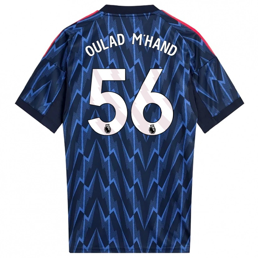 Danxen Herren Salah-Eddine Oulad M'hand #56 Marine Rot Auswärtstrikot Trikot 2025/26 T-Shirt