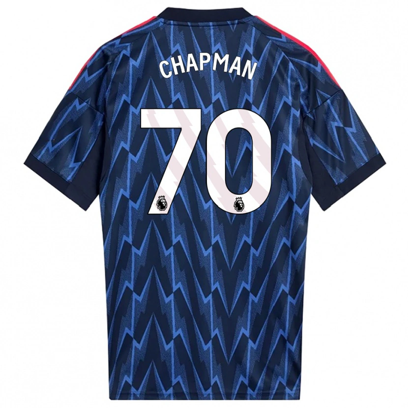 Danxen Herren Samuel Chapman #70 Marine Rot Auswärtstrikot Trikot 2025/26 T-Shirt