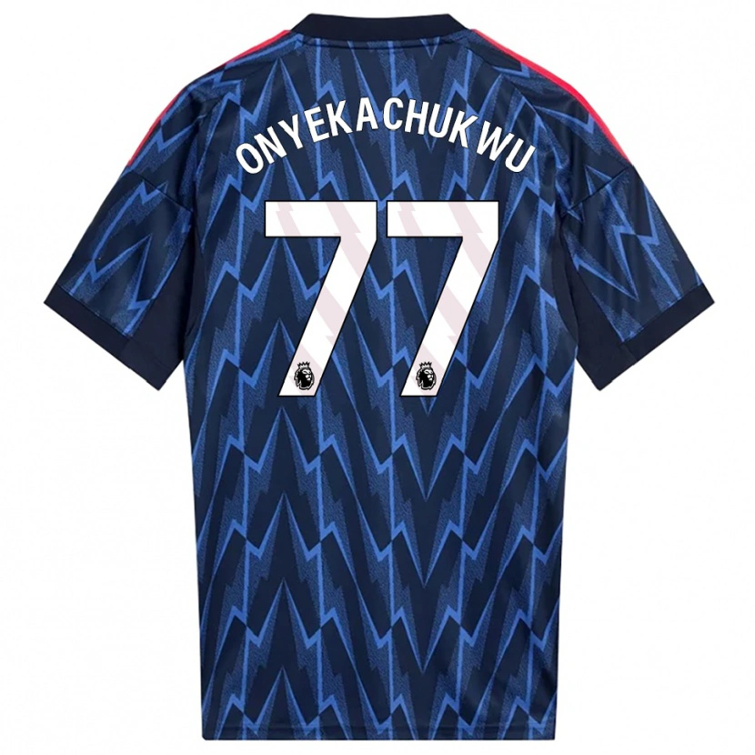 Danxen Herren Samuel Onyekachukwu #77 Marine Rot Auswärtstrikot Trikot 2025/26 T-Shirt