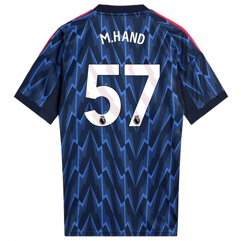 Danxen Herren Ismail Oulad M'hand #57 Marine Rot Auswärtstrikot Trikot 2025/26 T-Shirt
