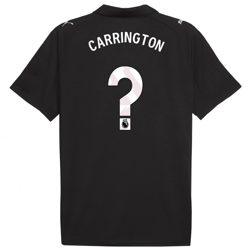 Danxen Herren Theo Carrington #0 Schwarz Weiß Auswärtstrikot Trikot 2025/26 T-Shirt
