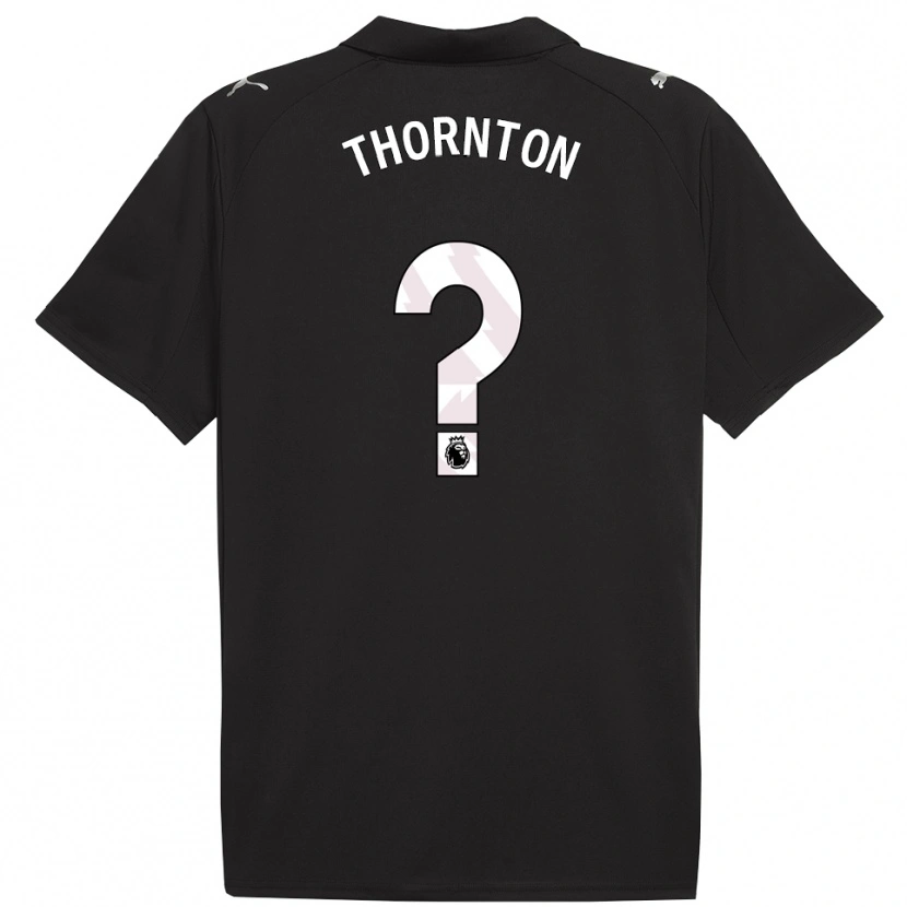 Danxen Herren Archie Thornton #0 Schwarz Weiß Auswärtstrikot Trikot 2025/26 T-Shirt