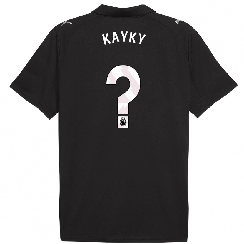Danxen Herren Kayky #0 Schwarz Weiß Auswärtstrikot Trikot 2025/26 T-Shirt