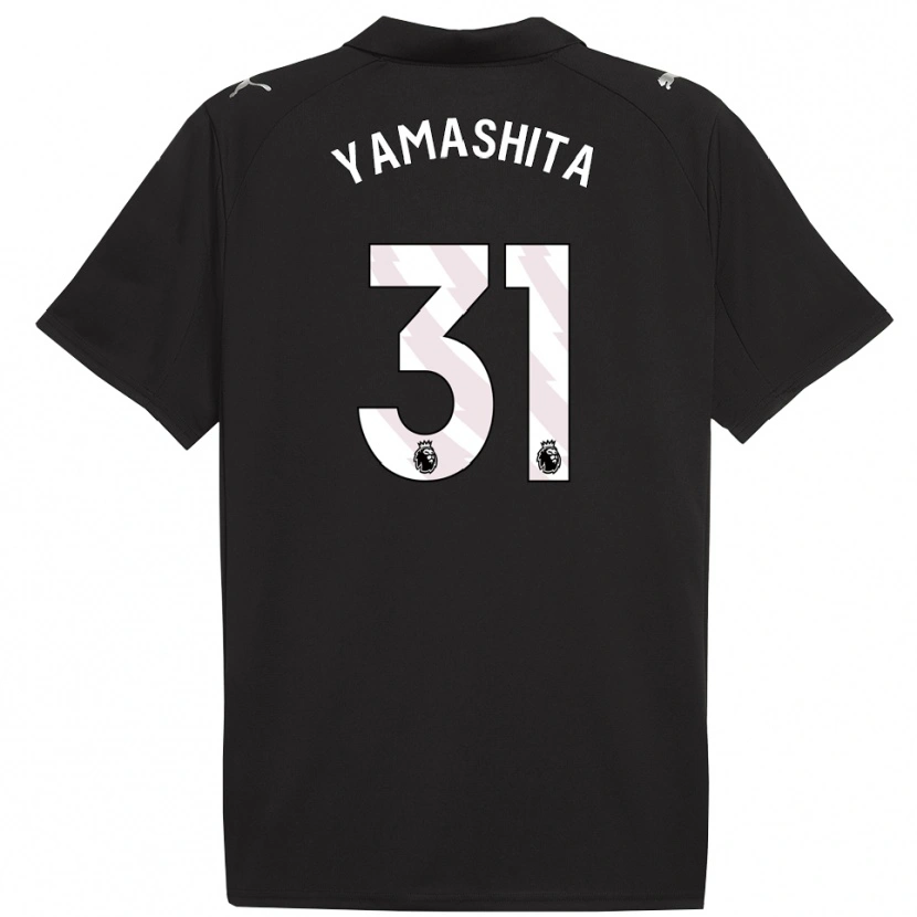 Danxen Herren Ayaka Yamashita #31 Schwarz Weiß Auswärtstrikot Trikot 2025/26 T-Shirt