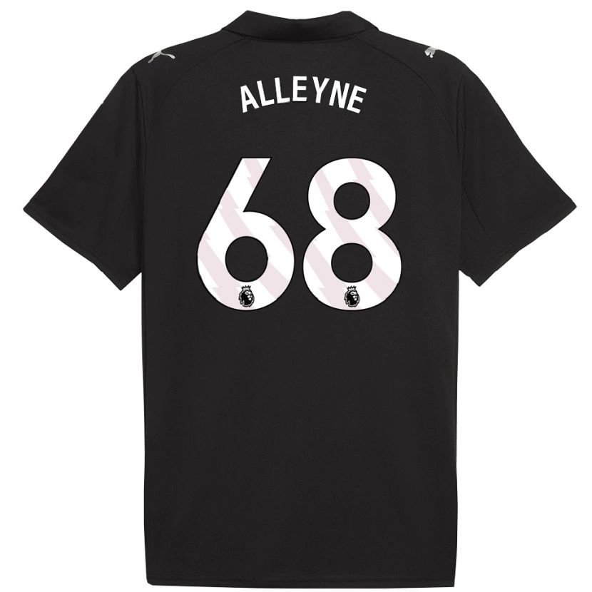 Danxen Herren Max Alleyne #68 Schwarz Weiß Auswärtstrikot Trikot 2025/26 T-Shirt