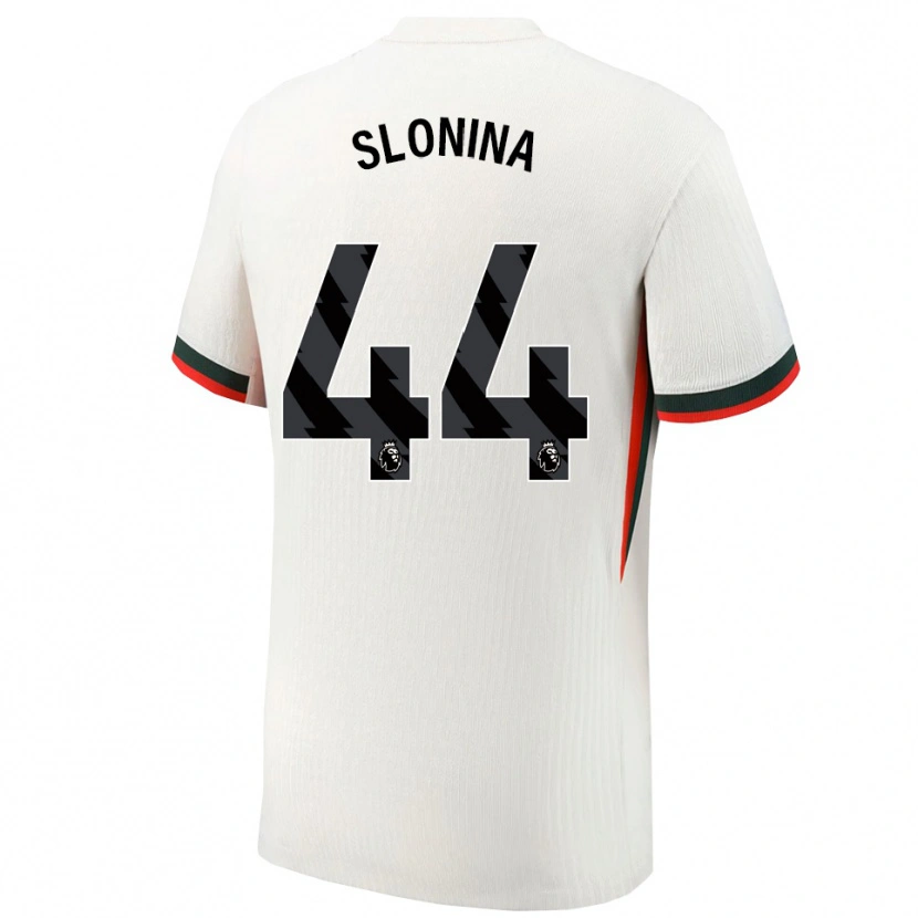 Danxen Herren Gabriel Slonina #44 Weiß Grün Auswärtstrikot Trikot 2025/26 T-Shirt