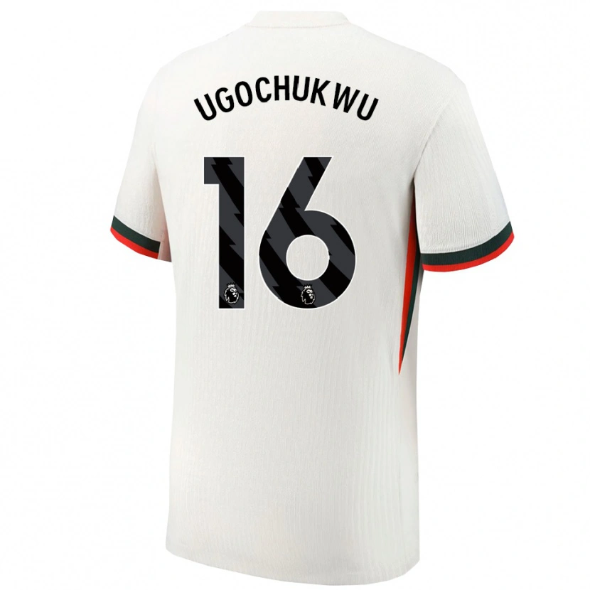Danxen Herren Lesley Ugochukwu #16 Weiß Grün Auswärtstrikot Trikot 2025/26 T-Shirt