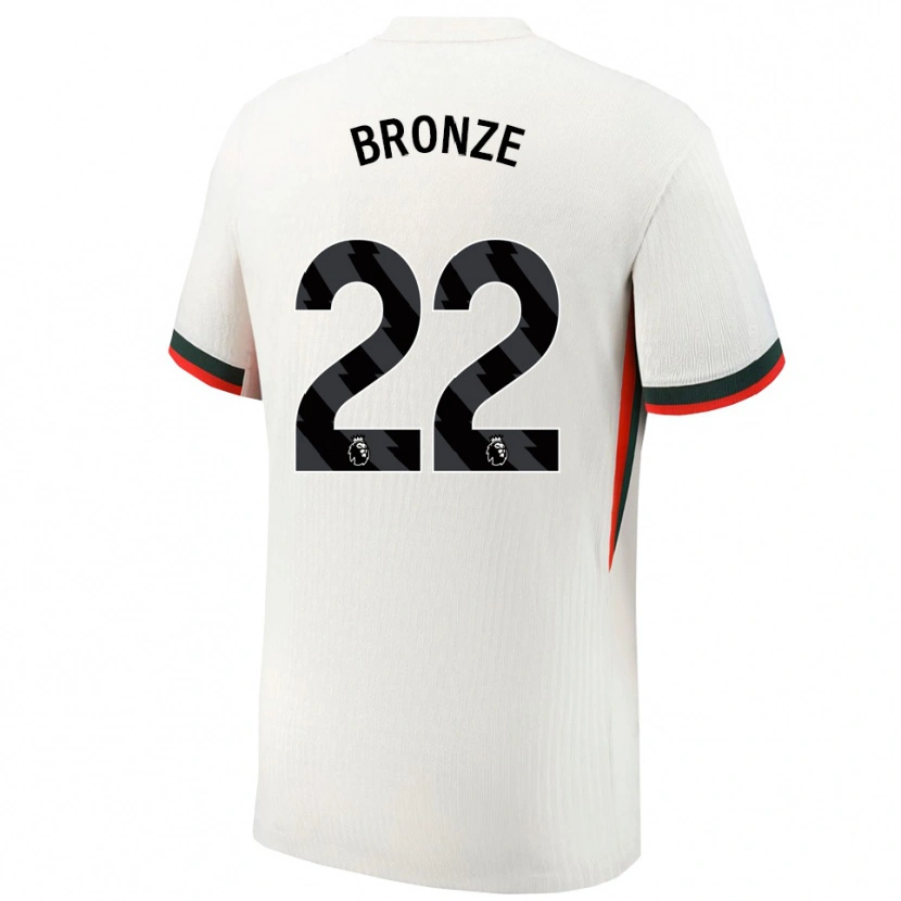 Danxen Herren Lucy Bronze #22 Weiß Grün Auswärtstrikot Trikot 2025/26 T-Shirt