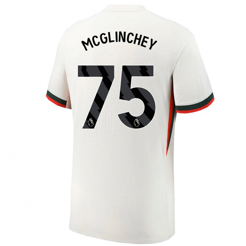 Danxen Herren Harry Mcglinchey #75 Weiß Grün Auswärtstrikot Trikot 2025/26 T-Shirt