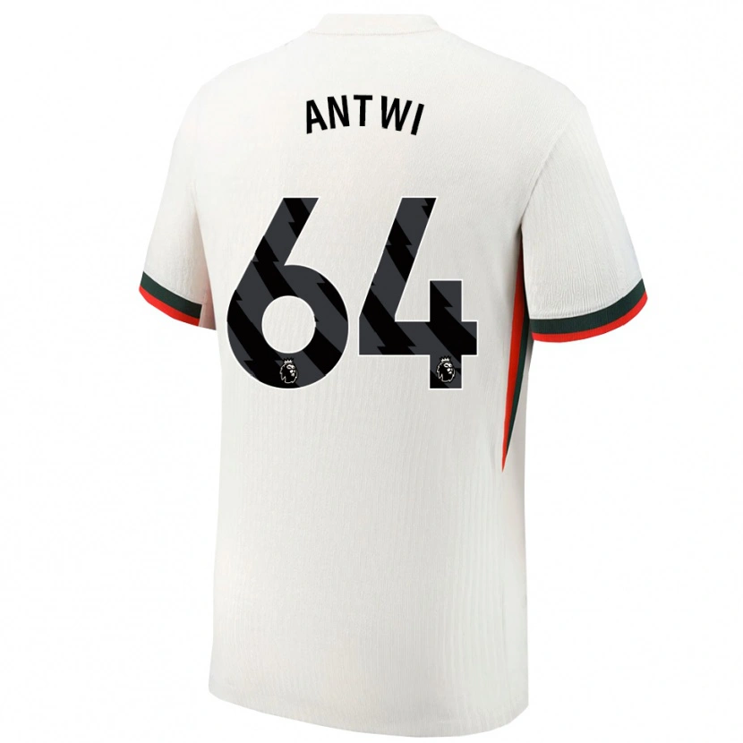 Danxen Herren Genesis Antwi #64 Weiß Grün Auswärtstrikot Trikot 2025/26 T-Shirt