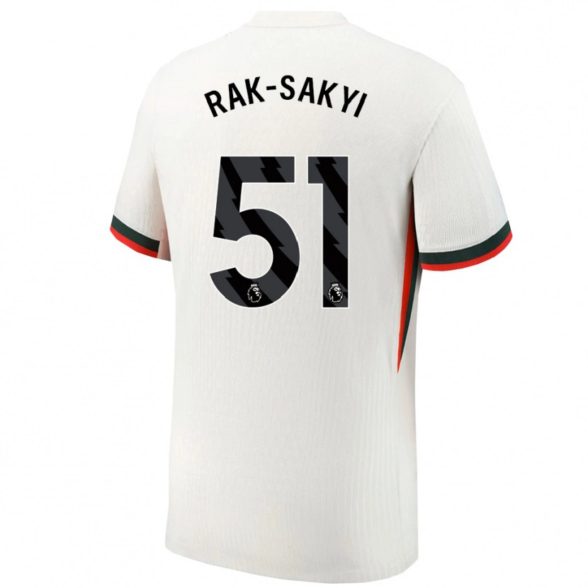 Danxen Herren Sam Rak-Sakyi #51 Weiß Grün Auswärtstrikot Trikot 2025/26 T-Shirt