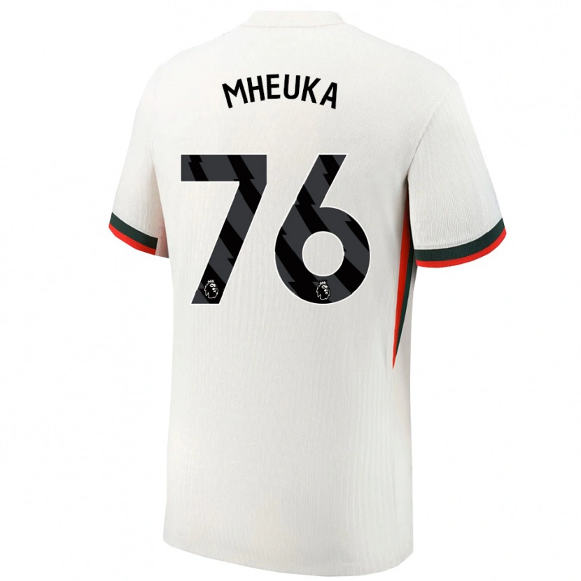 Danxen Herren Shumaira Mheuka #76 Weiß Grün Auswärtstrikot Trikot 2025/26 T-Shirt