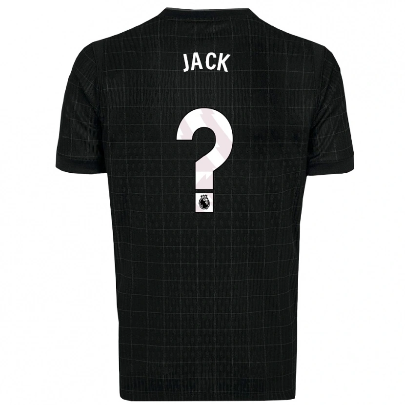 Danxen Herren Mikel Jack #0 Schwarz Grau Auswärtstrikot Trikot 2025/26 T-Shirt