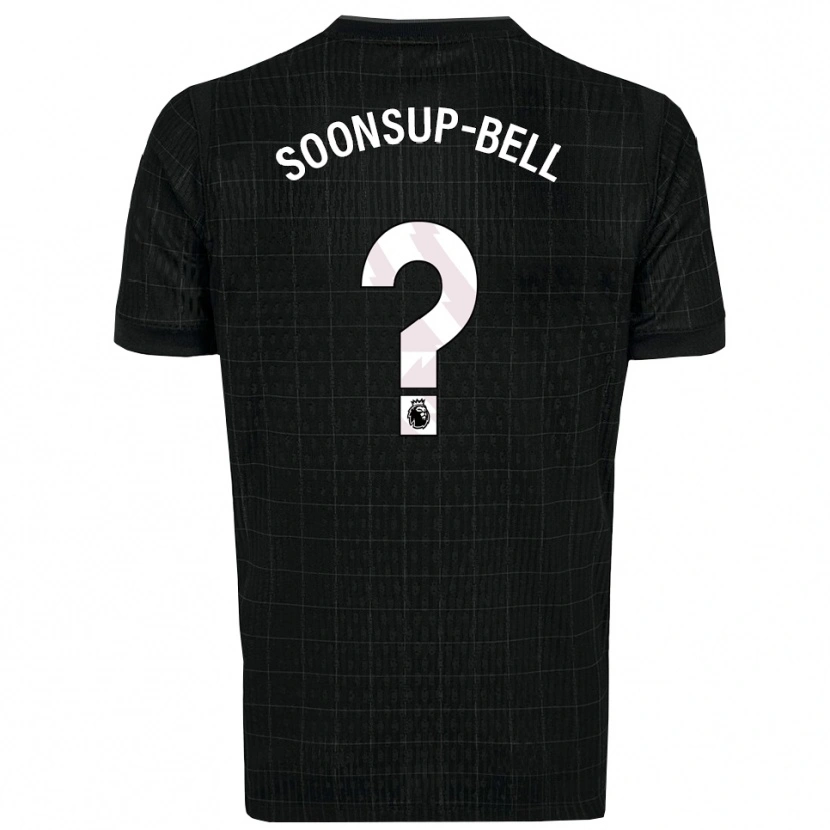 Danxen Herren Jude Soonsup-Bell #0 Schwarz Grau Auswärtstrikot Trikot 2025/26 T-Shirt