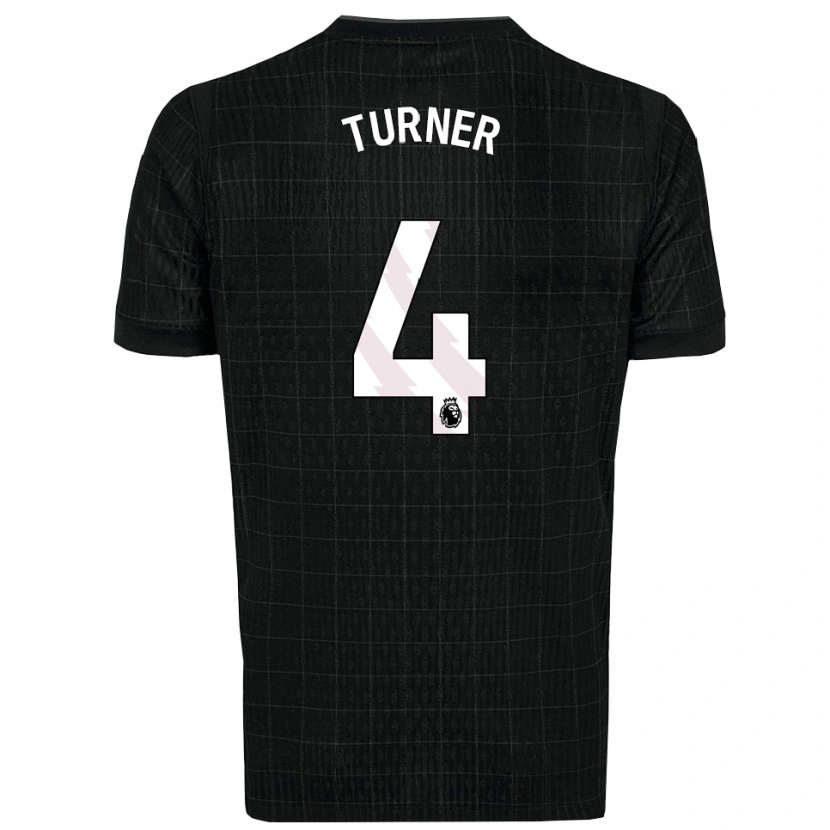 Danxen Herren Amy Turner #4 Schwarz Grau Auswärtstrikot Trikot 2025/26 T-Shirt