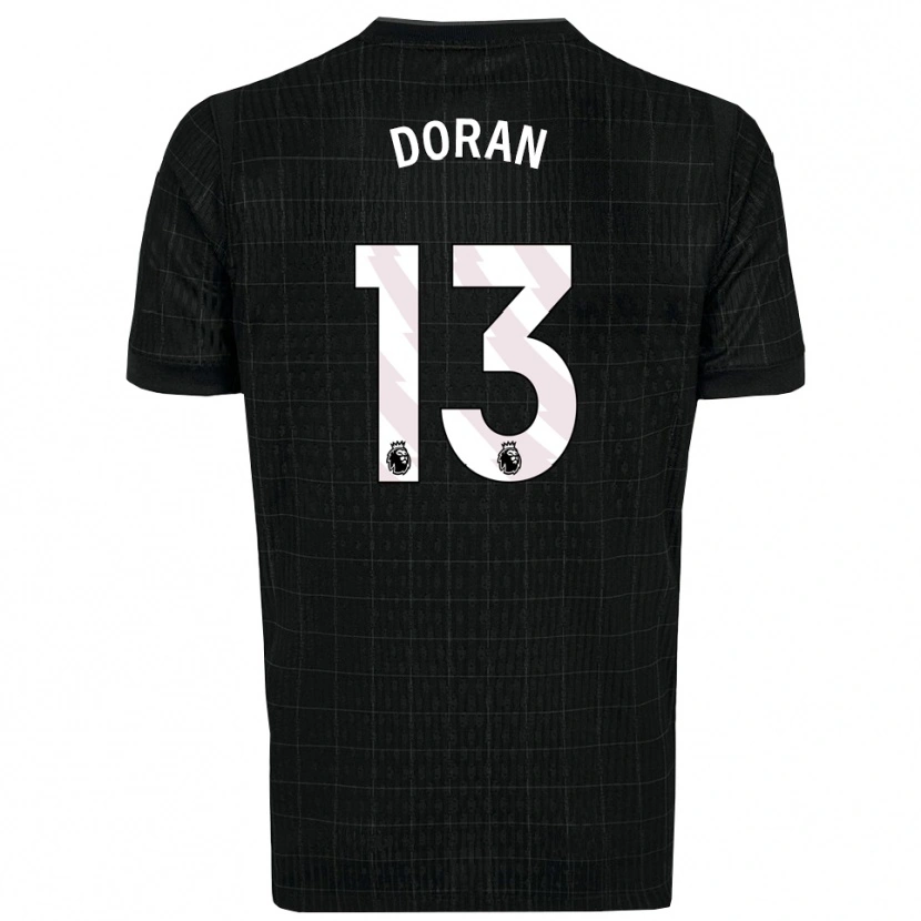 Danxen Herren Farren Doran #13 Schwarz Grau Auswärtstrikot Trikot 2025/26 T-Shirt