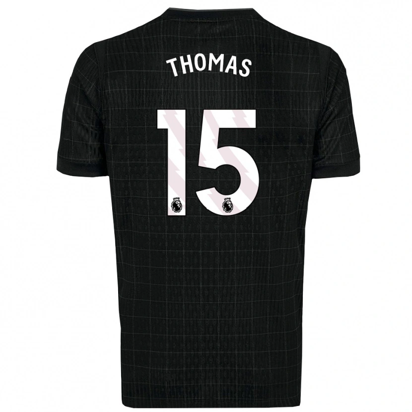 Danxen Herren Cameron Thomas #15 Schwarz Grau Auswärtstrikot Trikot 2025/26 T-Shirt