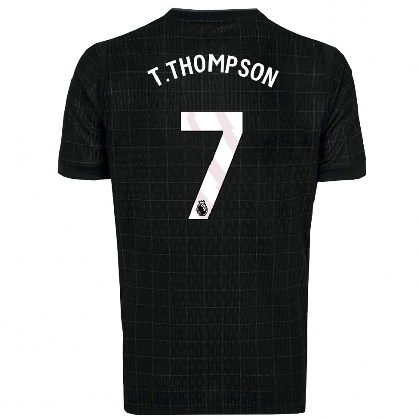 Danxen Herren Tynan Thompson #7 Schwarz Grau Auswärtstrikot Trikot 2025/26 T-Shirt