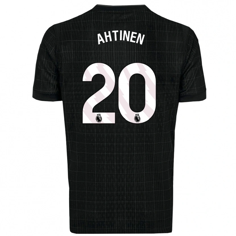 Danxen Herren Olga Ahtinen #20 Schwarz Grau Auswärtstrikot Trikot 2025/26 T-Shirt