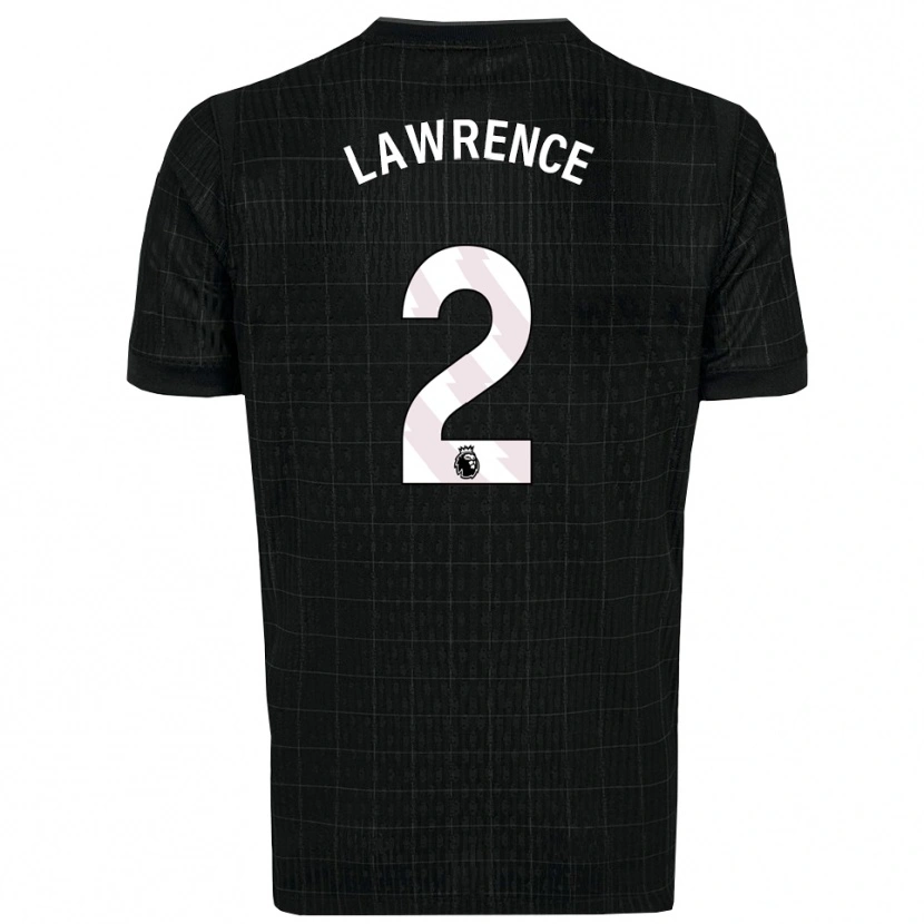 Danxen Herren Donte Lawrence #2 Schwarz Grau Auswärtstrikot Trikot 2025/26 T-Shirt