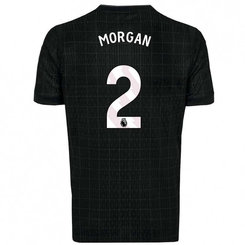 Danxen Herren Esther Morgan #2 Schwarz Grau Auswärtstrikot Trikot 2025/26 T-Shirt