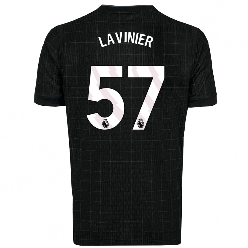 Danxen Herren Marcel Lavinier #57 Schwarz Grau Auswärtstrikot Trikot 2025/26 T-Shirt