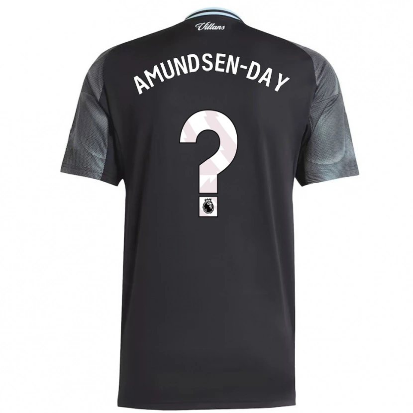 Danxen Herren Ethan Amundsen-Day #0 Schwarz Himmelblau Auswärtstrikot Trikot 2025/26 T-Shirt