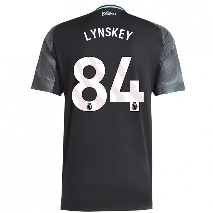 Danxen Herren Alfie Lynskey #84 Schwarz Himmelblau Auswärtstrikot Trikot 2025/26 T-Shirt