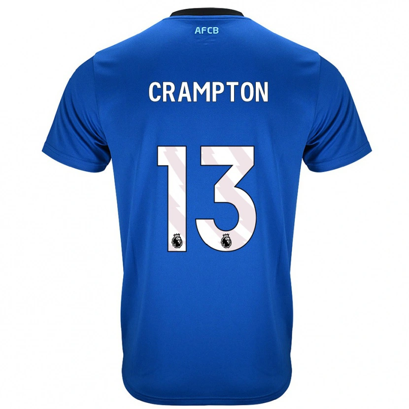 Danxen Herren Kai Crampton #13 Blau Schwarz Auswärtstrikot Trikot 2025/26 T-Shirt